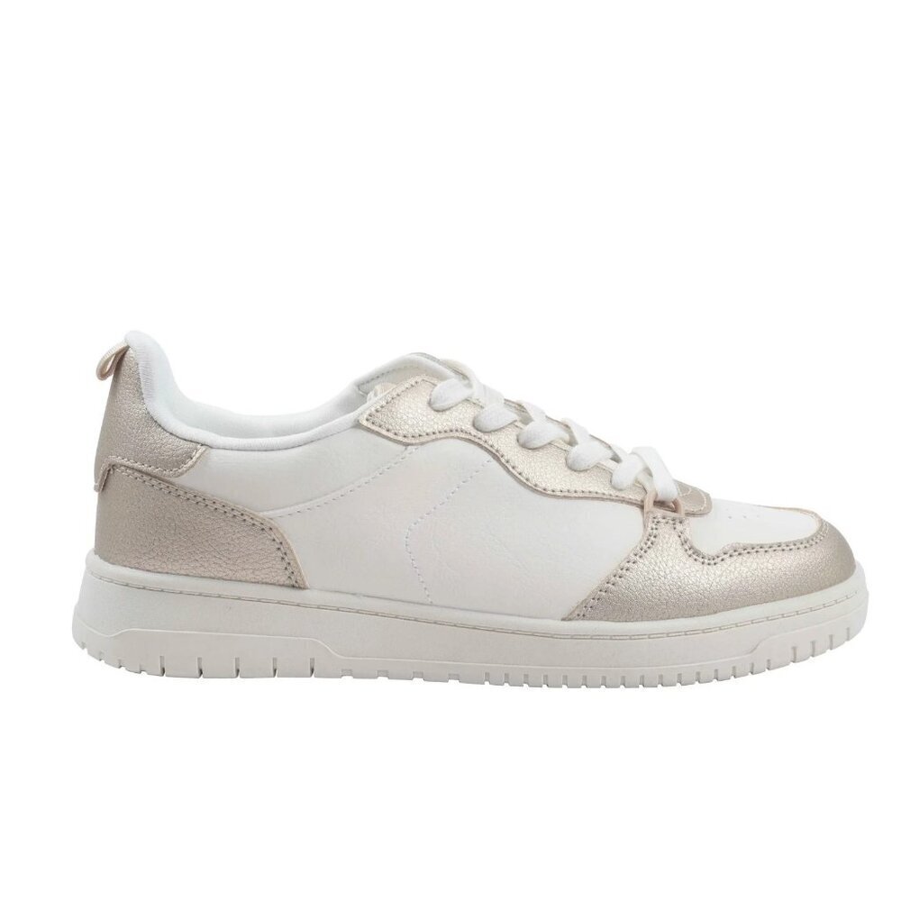 No Boundaries Women's Lace Up Court Sneakers, Size 8, Medium Width, Lace Up - Picture 4 of 5